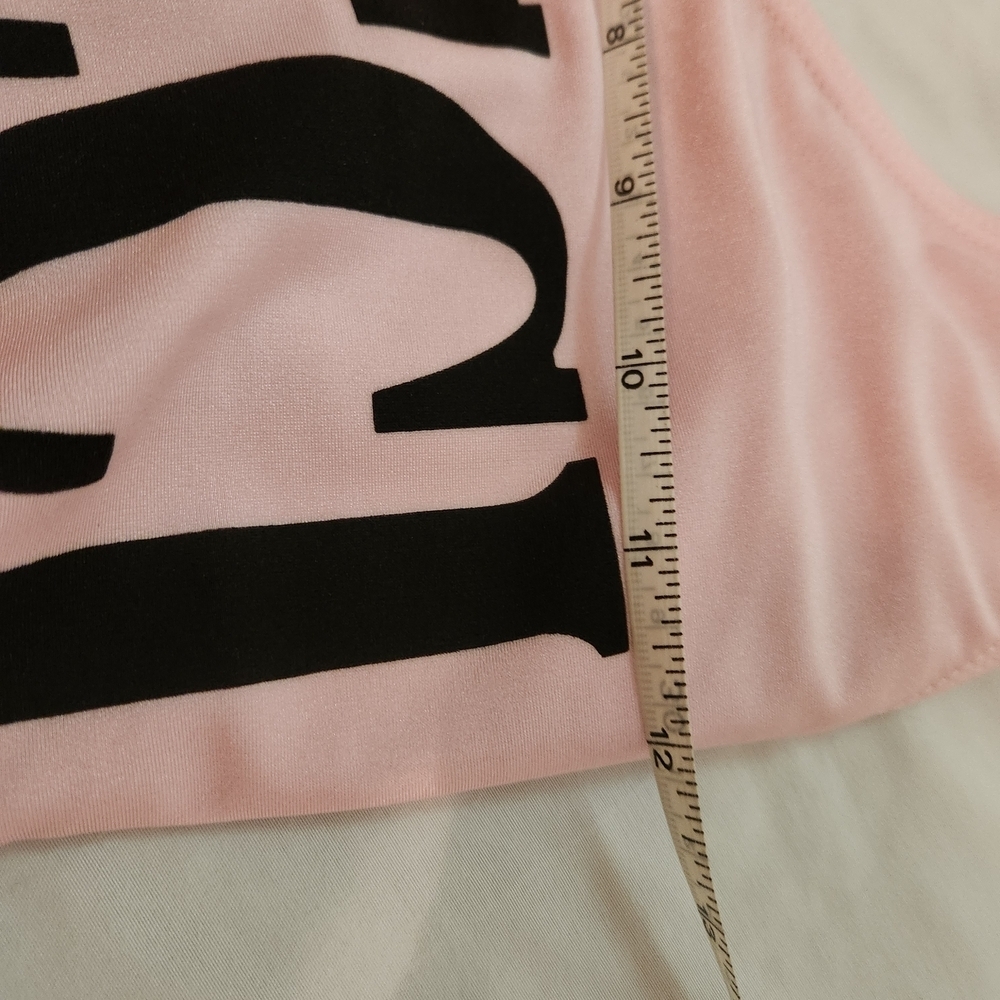 Gucci Black Pink Bodysuit Bathing Suit One Piece Fashion Halter Neck Layers - Picture 8 of 10